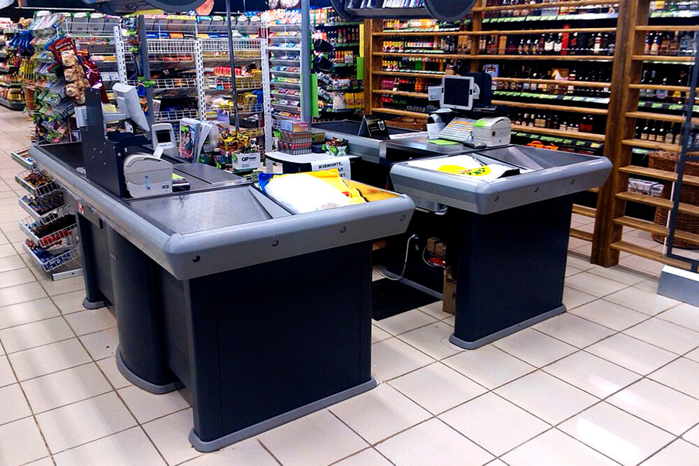 Кассовый узел магазина