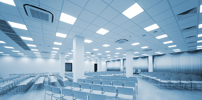 Сплит-система в зале